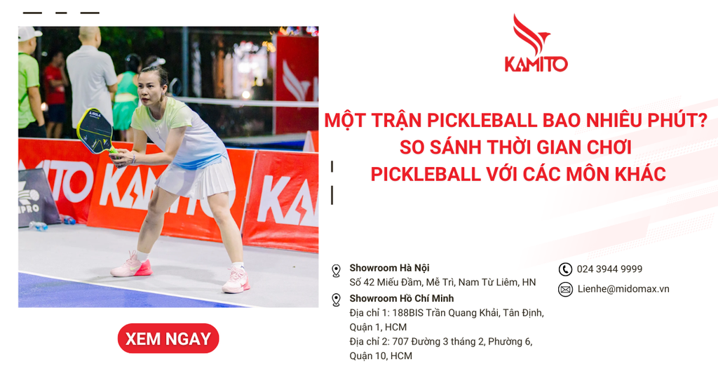 Một trận Pickleball bao nhiêu phút? So sánh thời gian chơi Pickleball với các môn khác
