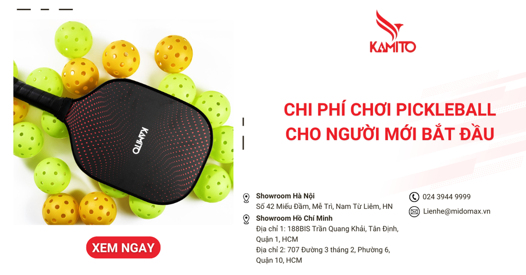 Bật mí toàn bộ chi phí chơi Pickleball cho người mới bắt đầu