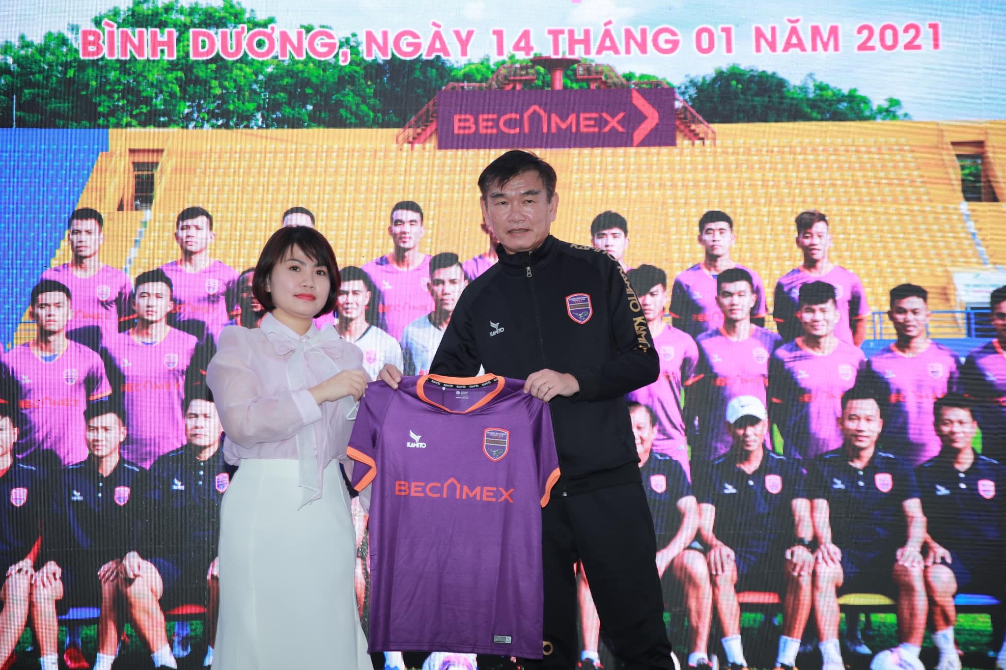 KAMITO ĐỒNG HÀNH CÙNG CLB BECAMEX BÌNH DƯƠNG MÙA GIẢI 2021