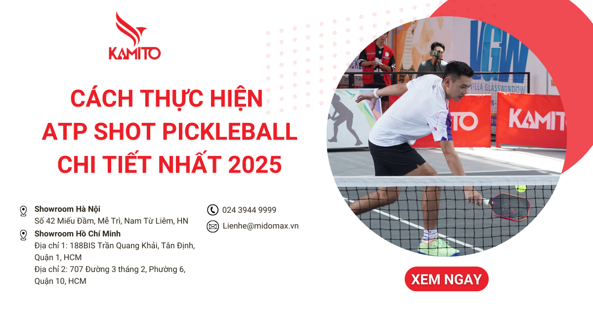 Cách thực hiện kỹ thuật ATP Shot Pickleball chi tiết nhất 2025