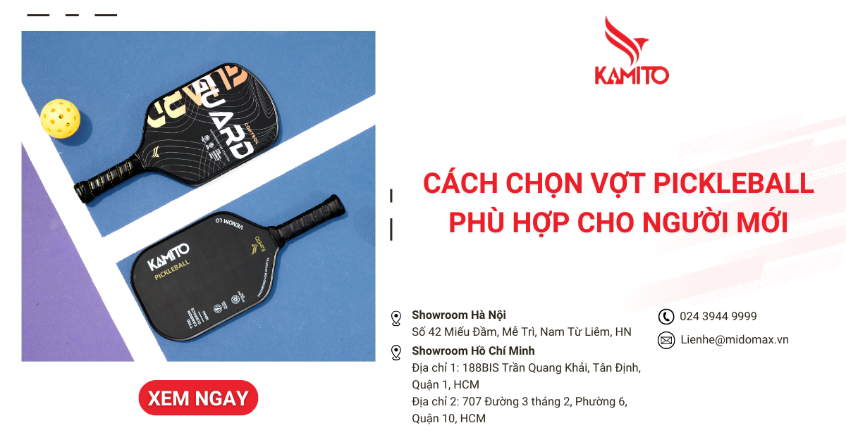 Cách chọn vợt Pickleball phù hợp cho người mới