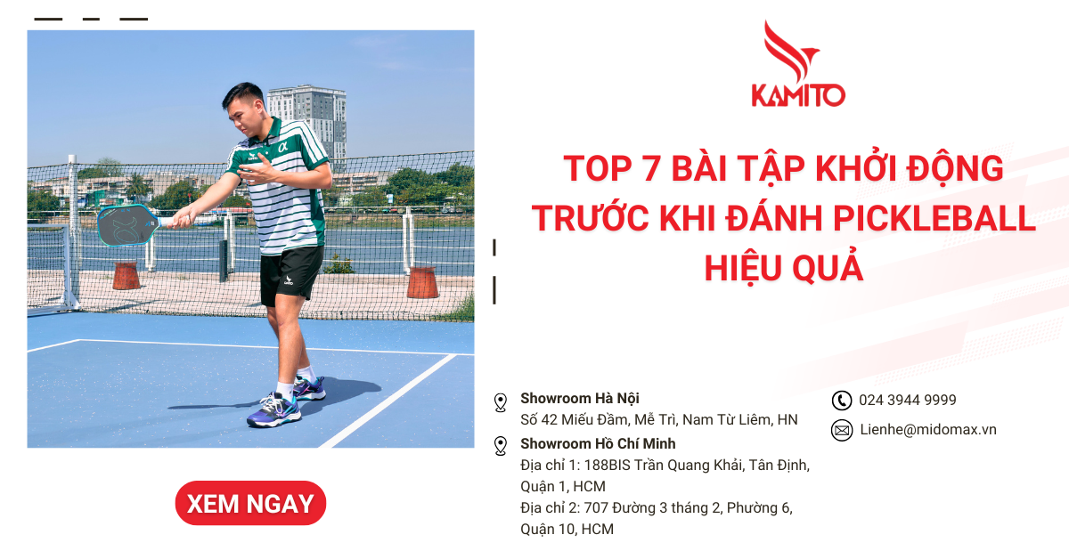 Top 7 bài tập khởi động trước khi đánh Pickleball hiệu quả