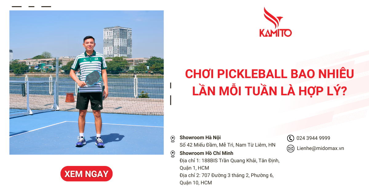 Chơi Pickleball bao nhiêu lần mỗi tuần là hợp lý?