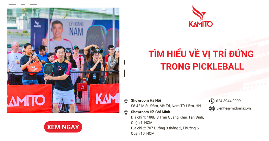 Tìm hiểu về vị trí đứng trong Pickleball
