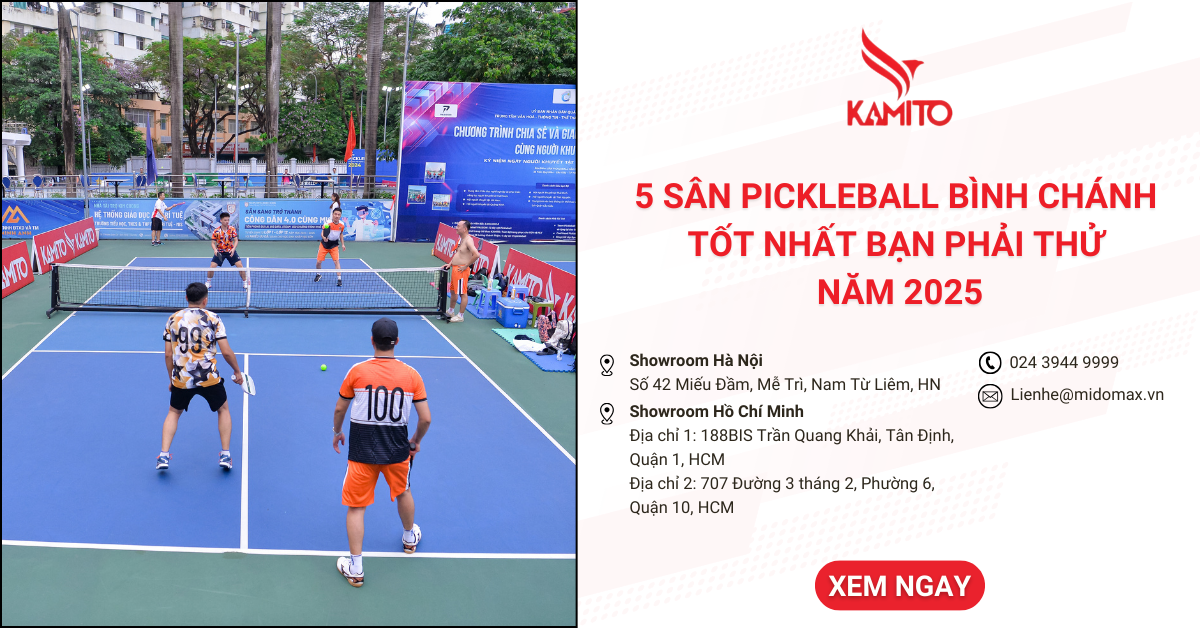 5 Sân Pickleball Bình Chánh tốt nhất bạn phải thử trong năm 2025