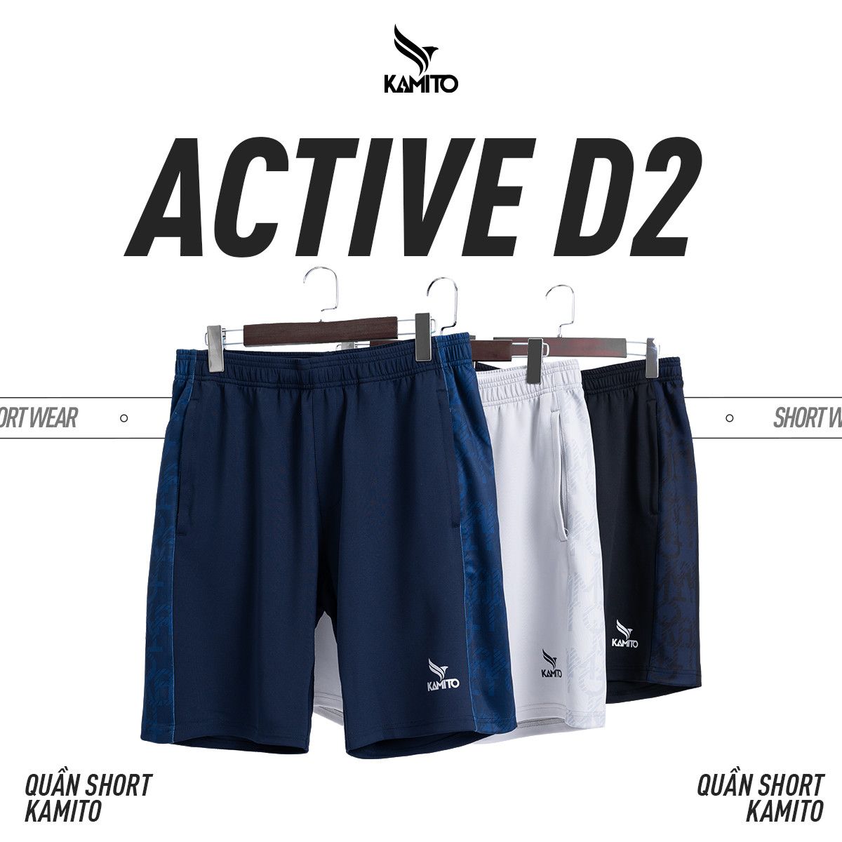 💥 QUẦN SHORT KAMITO ACTIVE D2 - NĂNG ĐỘNG - THỜI TRANG - THỂ THAO