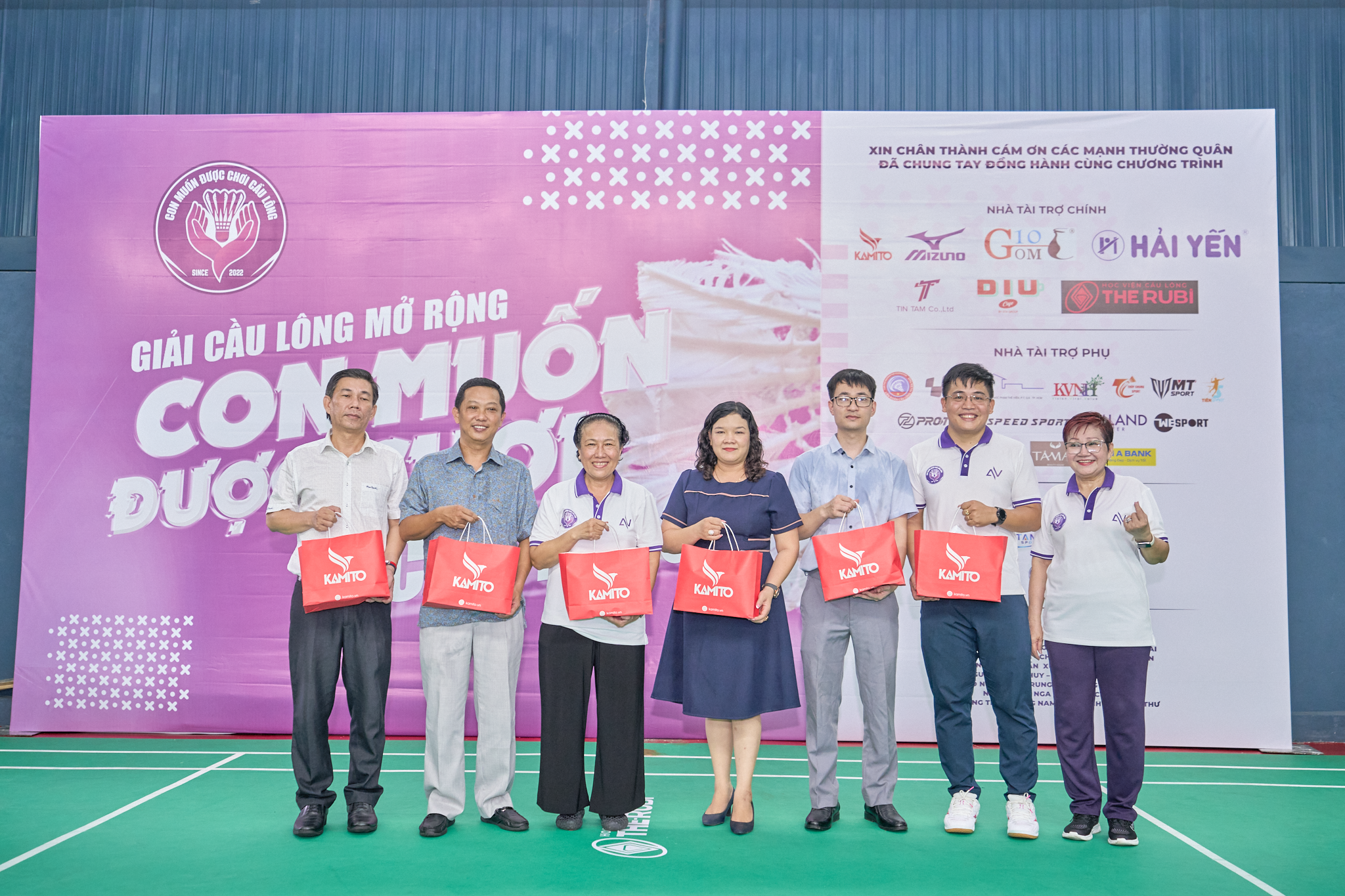 KAMITO TIẾP TỤC ĐỒNG HÀNH CÙNG GIẢI CẦU LÔNG MỞ RỘNG “CON MUỐN ĐƯỢC CHƠI CẦU LÔNG” LẦN III NĂM 2024