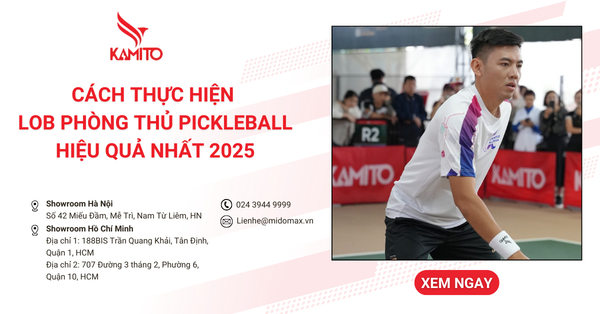 Cách thực hiện Lob phòng thủ Pickleball hiệu quả nhất 2025