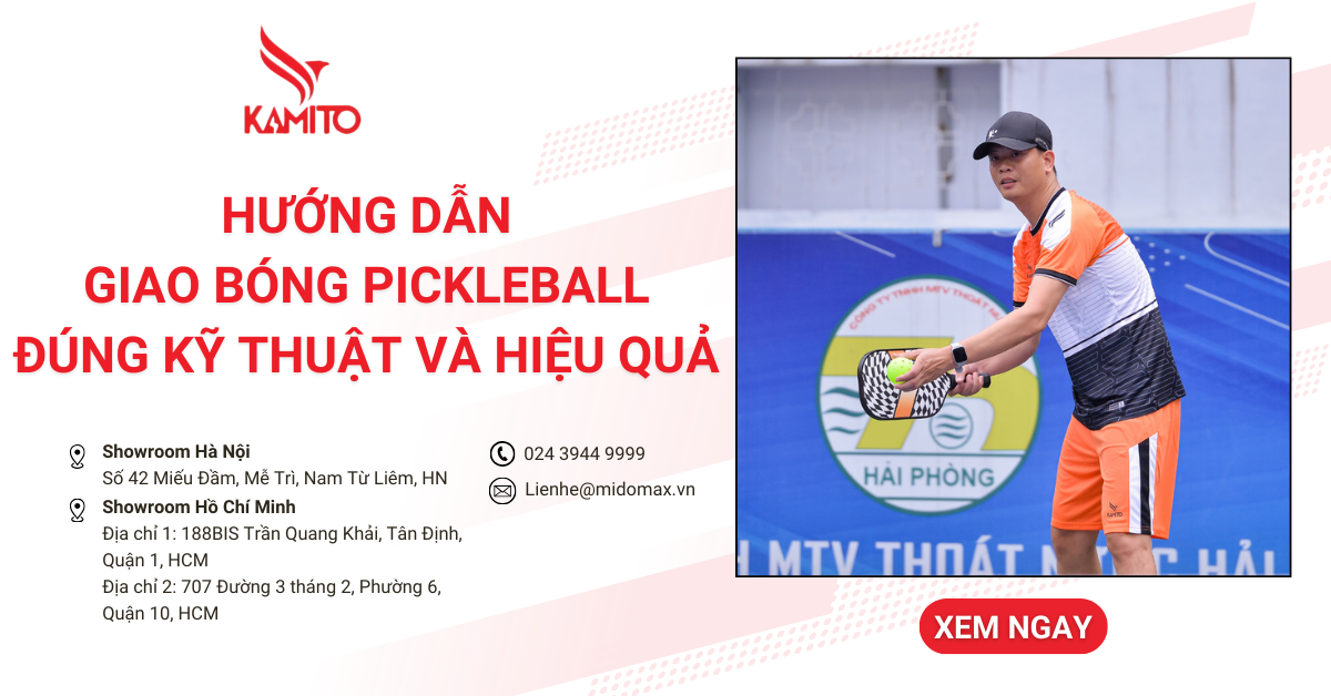 Cách giao bóng Pickleball đúng kỹ thuật và hiệu quả