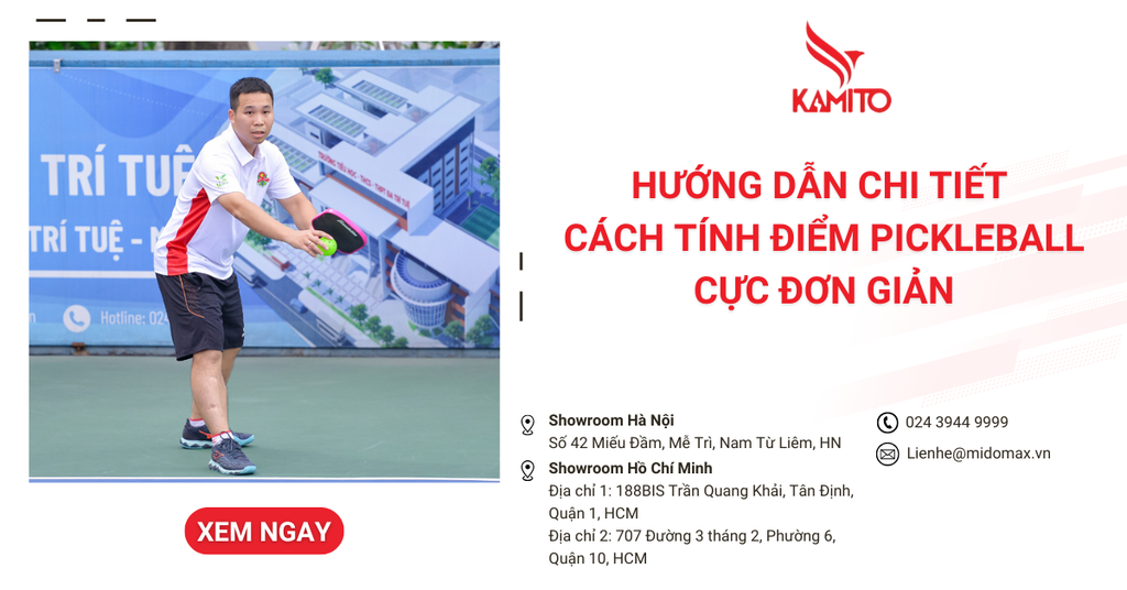 Cách tính điểm pickleball cực đơn giản, dễ hiểu