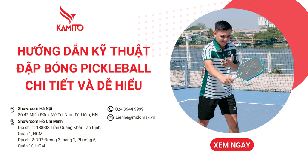 Hướng dẫn kỹ thuật đập bóng Pickleball chi tiết và dễ hiểu