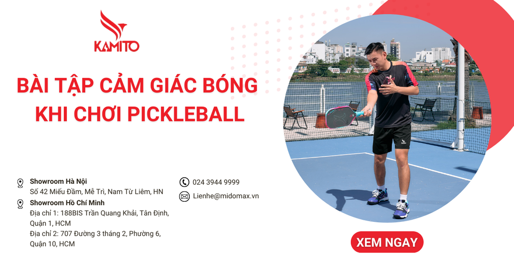 Top 5 các bài tập cảm giác bóng khi chơi Pickleball
