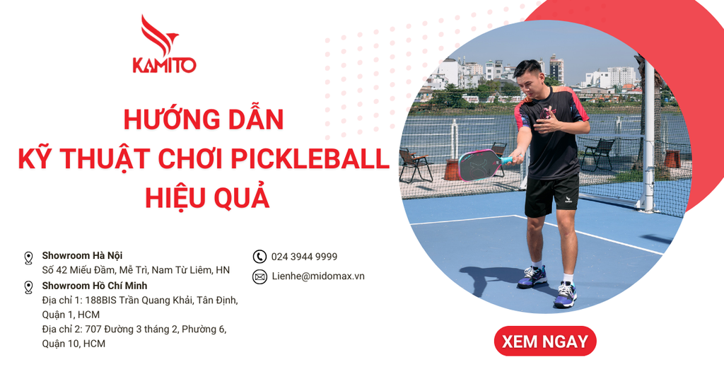 Hướng dẫn từ cơ bản đến nâng cao kỹ thuật chơi Pickleball hiệu quả