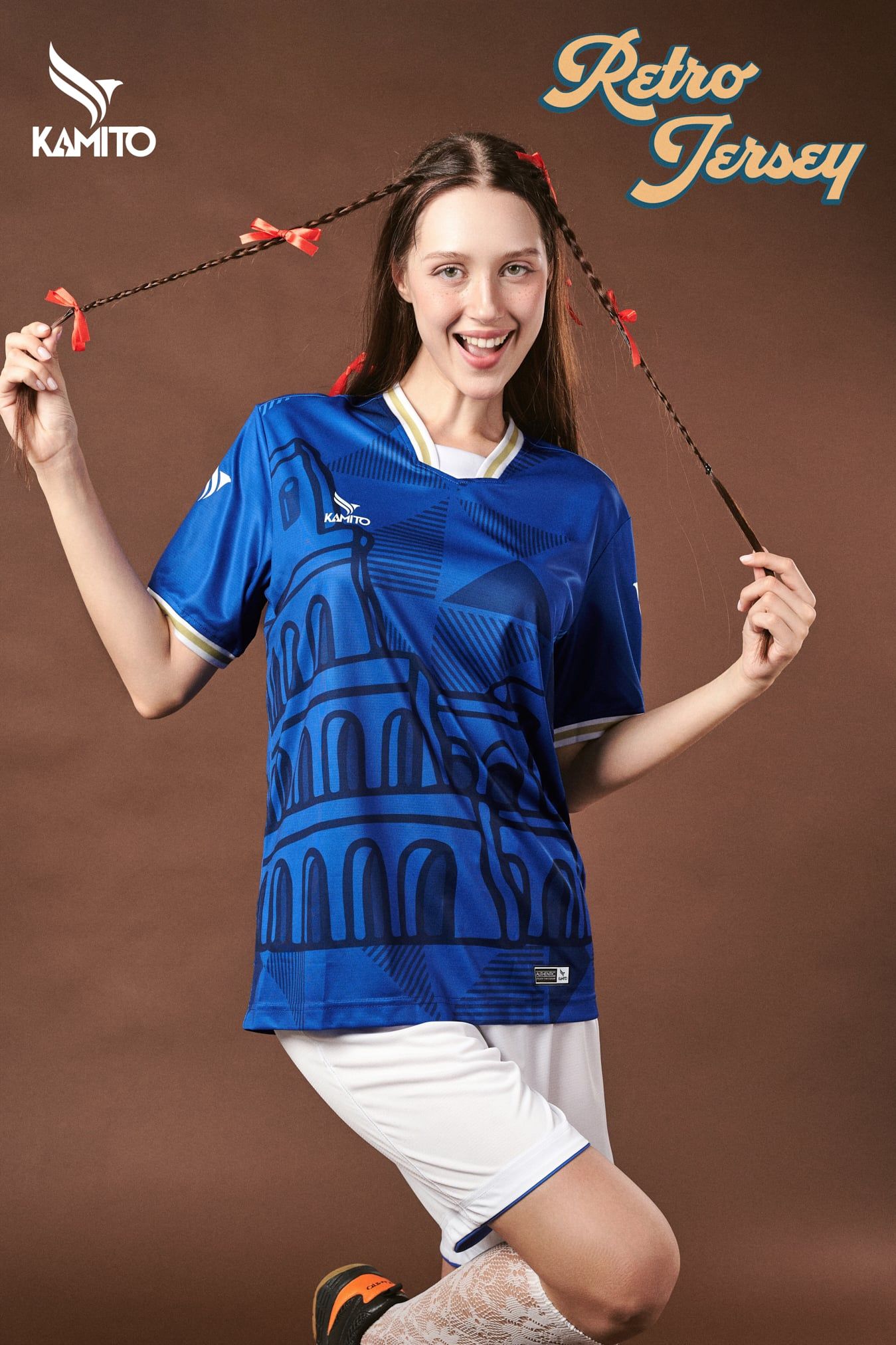 BỘ QUẦN ÁO BÓNG ĐÁ AZZURRI 1996 - NĂNG ĐỘNG VÀ TRẺ TRUNG