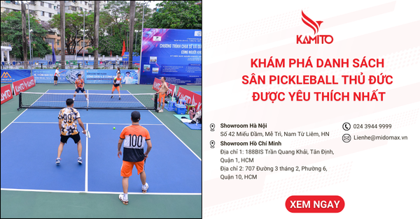 Khám phá danh sách sân Pickleball Thủ Đức được yêu thích nhất
