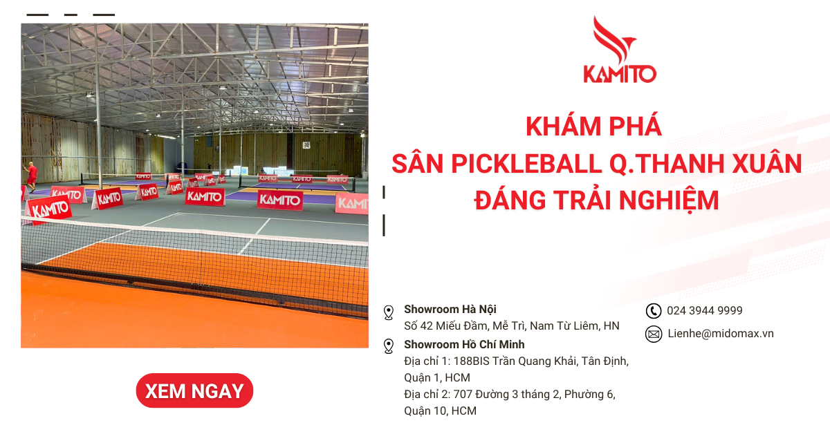 Khám phá sân Pickleball Q.Thanh Xuân đáng trải nghiệm