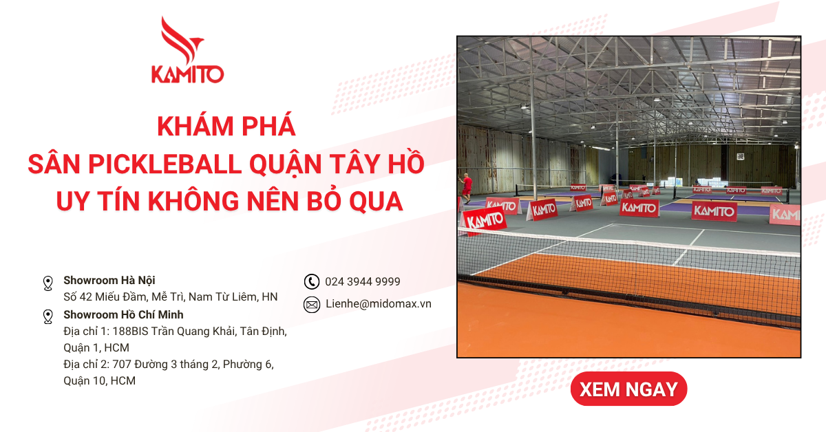 Khám phá sân Pickleball quận Tây Hồ uy tín không nên bỏ qua