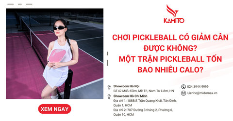 Chơi pickleball có giảm cân được không? Một trận Pickleball tốn bao nhiêu calo?