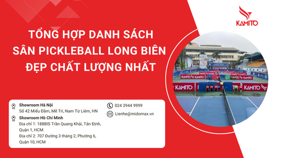 Tổng hợp danh sách 10 sân Pickleball Quận Long Biên đẹp chất lượng nhất