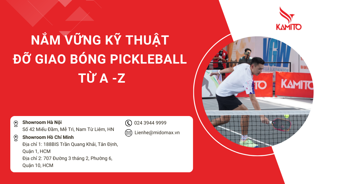 Nắm vững kỹ thuật đỡ giao bóng Pickleball từ A -Z