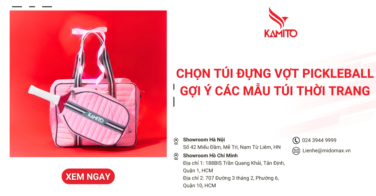 Cách chọn túi đựng vợt Pickleball và gợi ý các mẫu túi thời trang