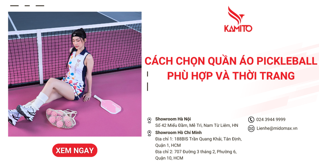 Cách chọn quần áo Pickleball phù hợp và thời trang