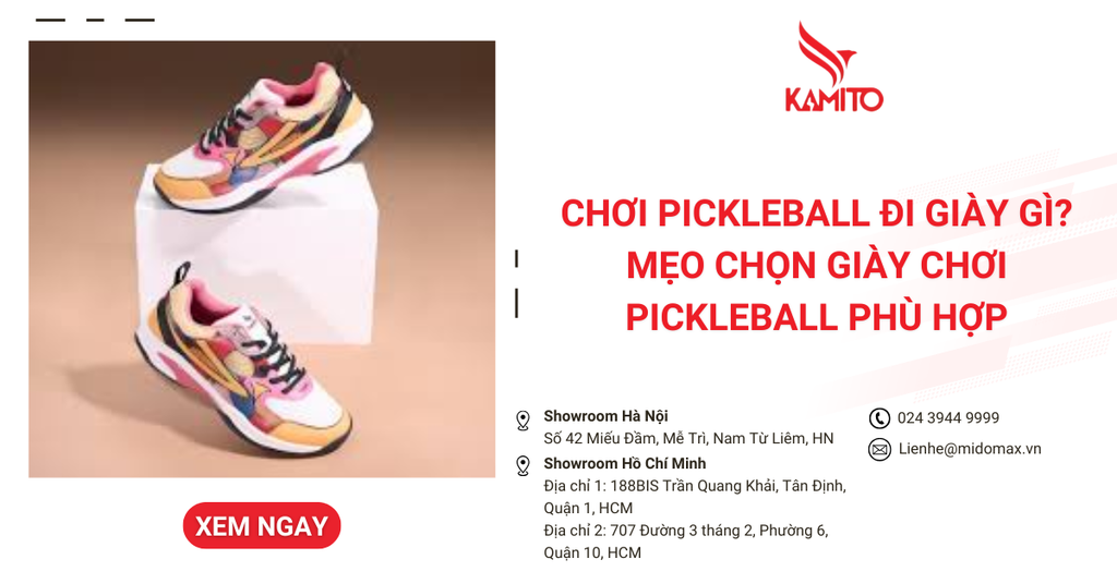 Chơi Pickleball đi giày gì? Mẹo chọn giày chơi Pickleball phù hợp