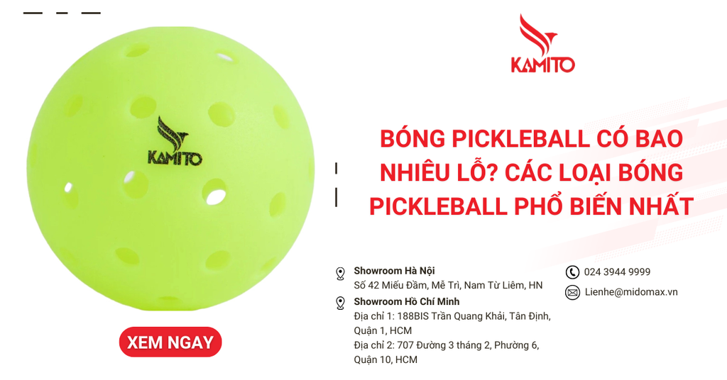 Bóng Pickleball có bao nhiêu lỗ? Các loại bóng Pickleball phổ biến nhất