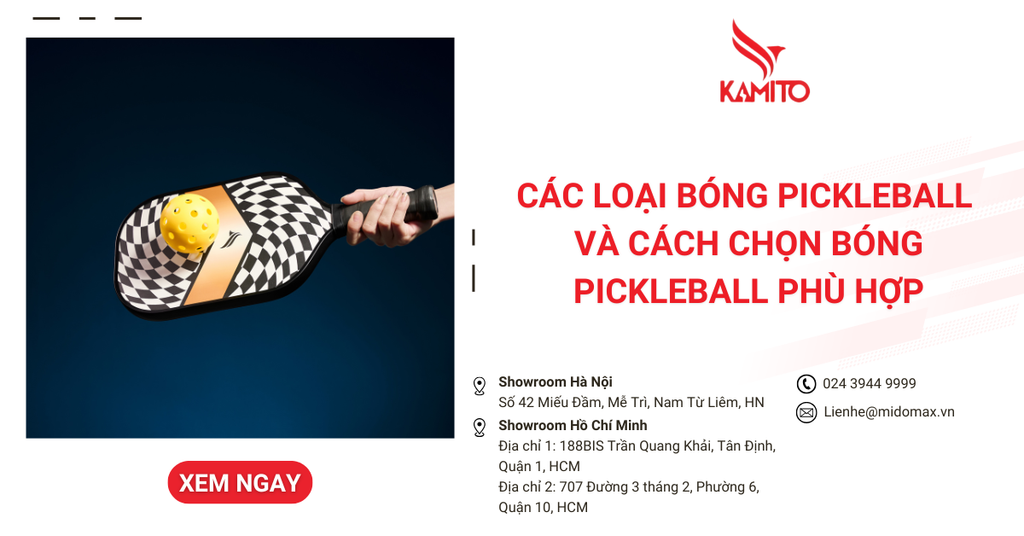 Các loại bóng Pickleball và cách chọn bóng Pickleball phù hợp