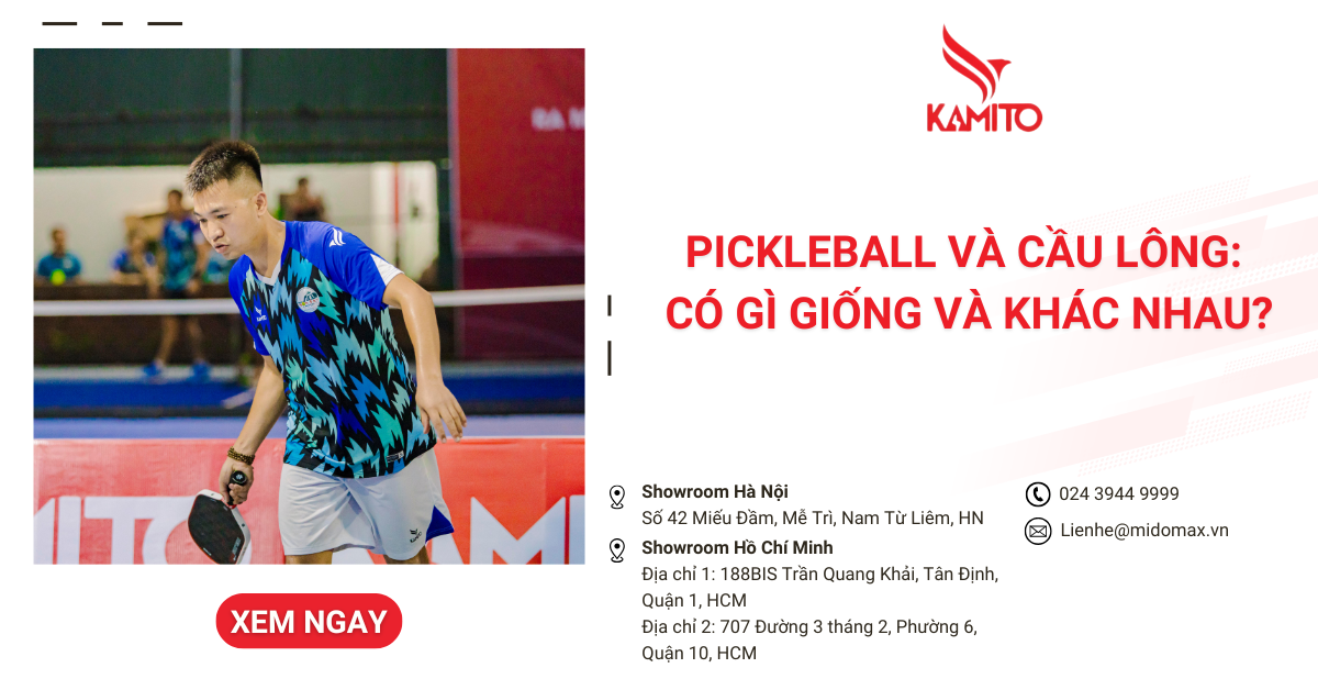 Pickleball và cầu lông: Có gì giống và khác nhau?