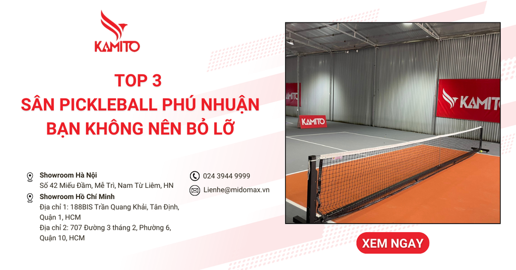 Top 3 sân Pickleball Phú Nhuận, TP.HCM bạn không nên bỏ lỡ
