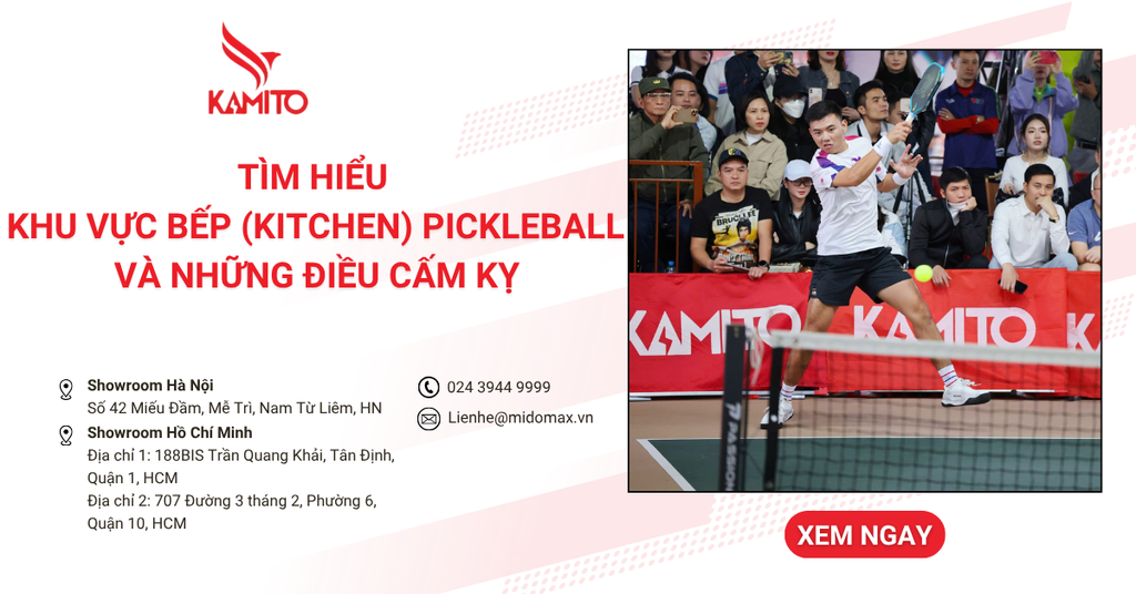 Tìm hiểu khu vực bếp (Kitchen) trong Pickleball và những điều cấm kỵ