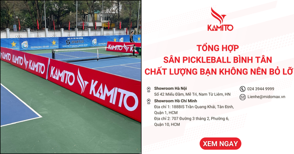 Tổng hợp các sân Pickleball Bình Tân chất lượng bạn không nên bỏ lỡ