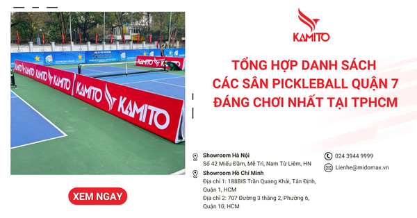 Tổng hợp danh sách các sân Pickleball quận 7 đáng chơi nhất tại TPHCM