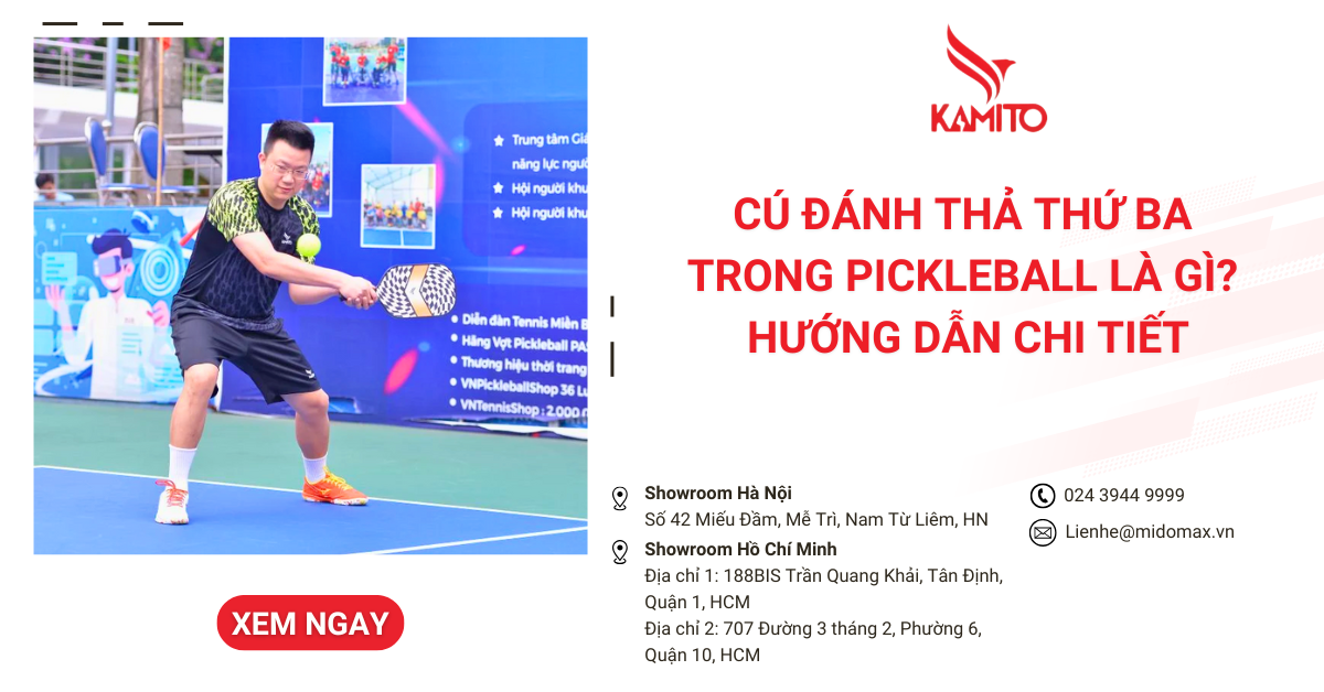 Cú đánh thả thứ ba trong Pickleball là gì? Hướng dẫn chi tiết