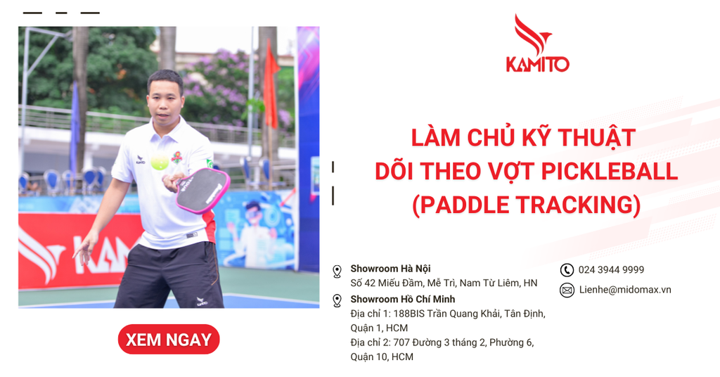 Làm chủ kỹ thuật dõi theo vợt Pickleball (Paddle Tracking)