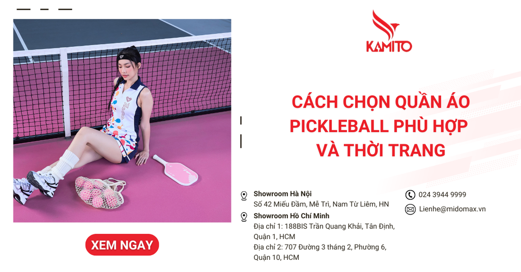 Cách chọn quần áo Pickleball phù hợp và thời trang