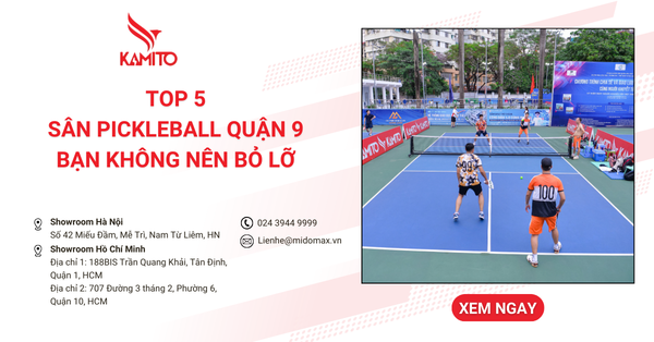 Top 5 sân Pickleball quận 9 bạn không nên bỏ lỡ tại TP.HCM