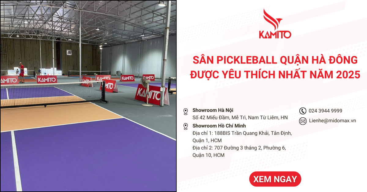 Top 5 Sân Pickleball Quận Hà Đông được yêu thích nhất năm 2025