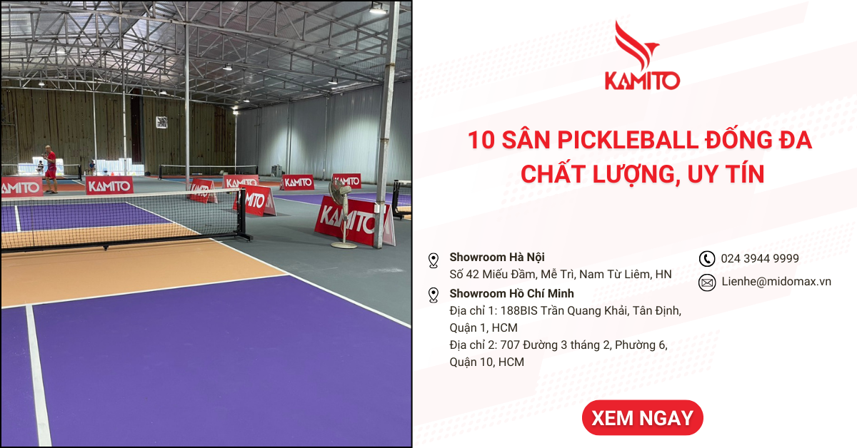Danh sách 10 sân Pickleball Đống Đa chất lượng, uy tín