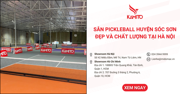Danh sách các sân Pickleball huyện Sóc Sơn đẹp và chất lượng tại Hà Nội