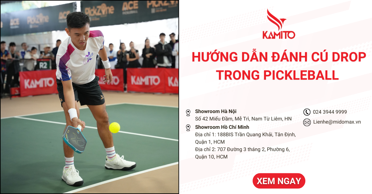 Hướng dẫn đánh cú drop trong Pickleball