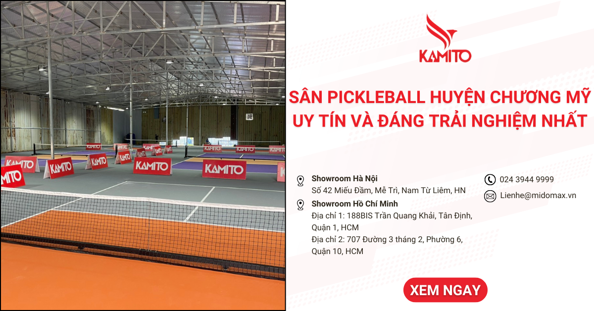 Top sân pickleball Huyện Chương Mỹ uy tín và đáng trải nghiệm nhất