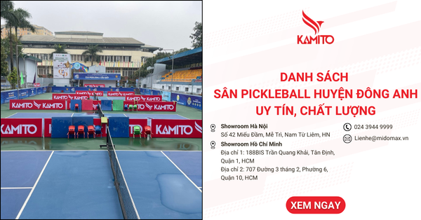 Danh sách các sân Pickleball huyện Đông Anh, Hà Nội uy tín, chất lượng