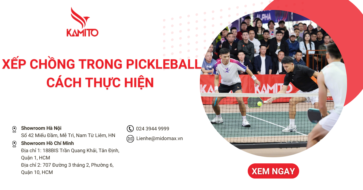 Xếp chồng trong Pickleball là gì? Cách thực hiện cho người mới