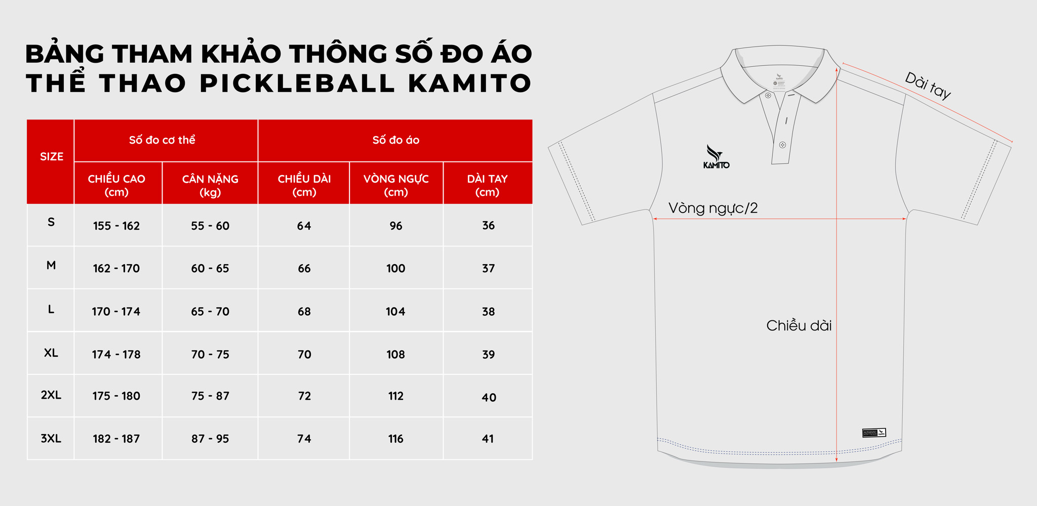 Áo polo pickleball kamito 01