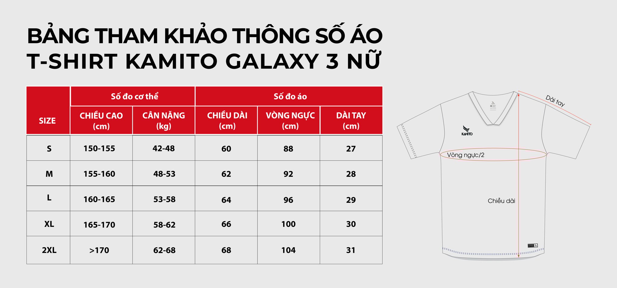 Áo T-shirt nữ Kamito Galaxy 3