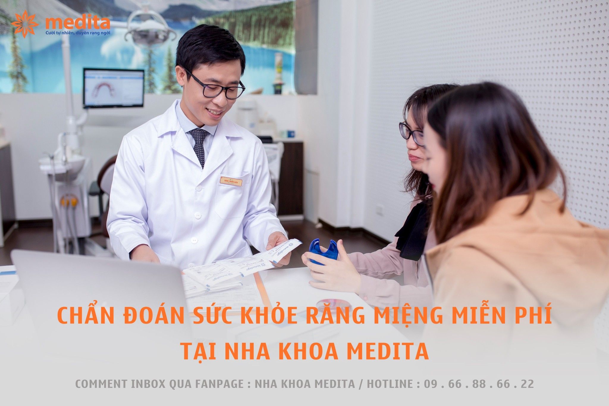 Chẩn đoán miễn phí tại nha khoa Medita