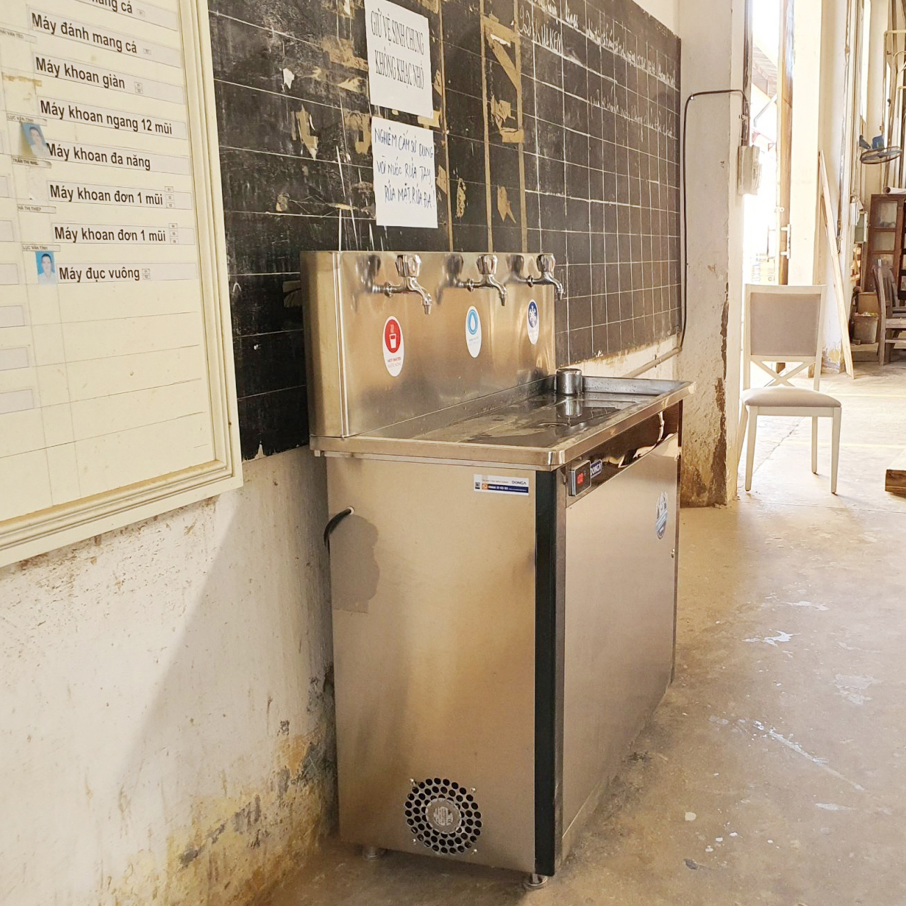 Công ty TNHH SX Thịnh Việt lựa chọn máy lọc nước nóng lạnh công nghiệp DONGA