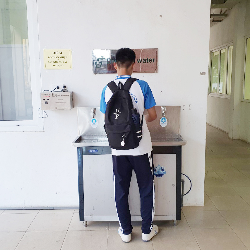Trường Đại học Bách Khoa Hà Nội lựa chọn máy lọc nước uống học đường DONGA
